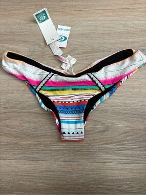 Rip Curl Multicolor Striped Bikini Bottom
